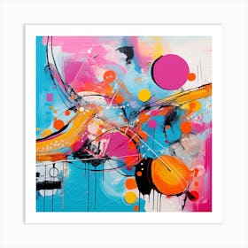 Juangisme Mindless Journey Abstract Art #5 Art Print