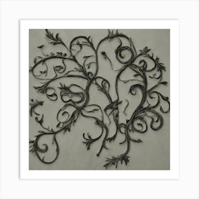 Wrought Iron Wall Art 1 Art Print