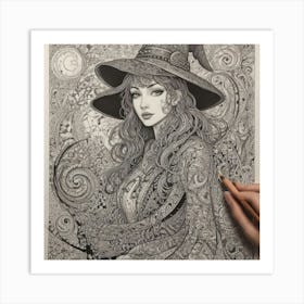 Witches Hat Art Print