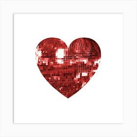 Heart Of Disco Art Print