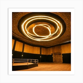 Magical Lighting In Ring Art Print