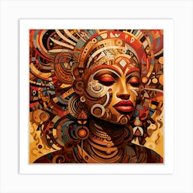 African Woman 22 Art Print