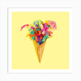 Ice Cream Cone Art Print