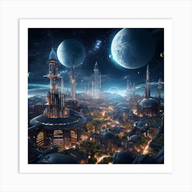 Space City Art Print