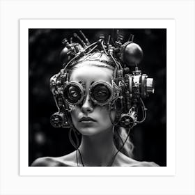 Steampunk Girl 25 Art Print