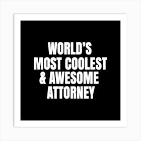 Attorney Art Print