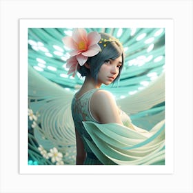 Fairy Girl 3 Art Print