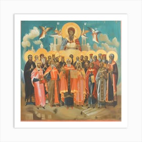 Russian Iconography 2 Art Print