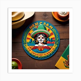 Mexican Logo Design Targeted To Tourism Business 2023 11 08t195117 Art Print