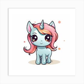 Cute Unicorn 548 Art Print