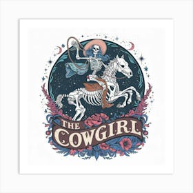 Cowgirl 1 Art Print