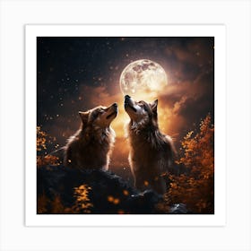 Howling Reverberation Art Print