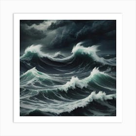 Stormy Seas 15 Art Print