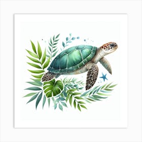 Turtle Art Print