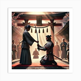 Samurai Ceremony Art Print