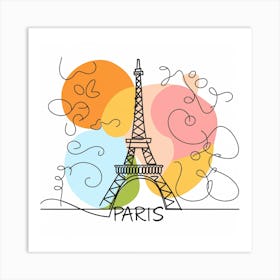 Paris Eiffel Tower 14 Art Print