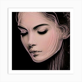 Portrait Of A Woman 42 Art Print