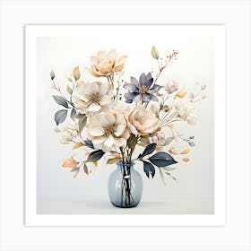 Soft Hues In Bloom Art Print