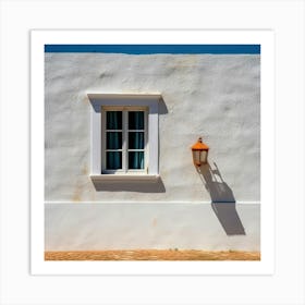 Ibiza Window White Wall Summer Photography Art Print