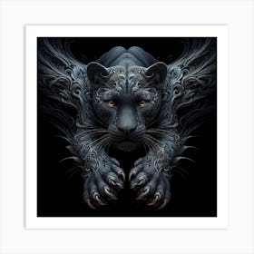 Black Panther 3 Art Print