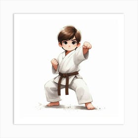 Karate kid 9 Art Print