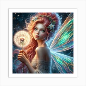 Fairy Dandelion 1 Art Print