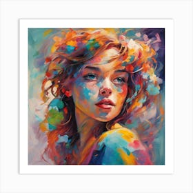 A Beautiful Artistic Painting Full Of Cheerful Art Print