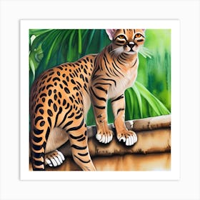 Jungle Leopard Art Print