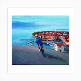 Port town Art Print