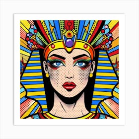 Pop Egyptian Jana Celestina Art Print