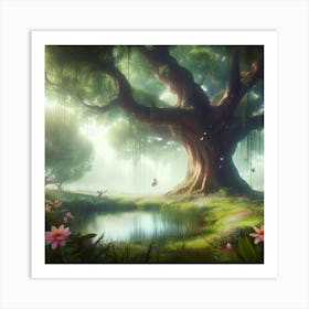 Fairytale Forest 1 Art Print