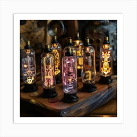 Steampunk Lamps 1 Art Print