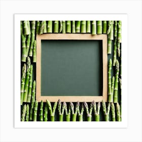 Asparagus In A Frame 2 Art Print