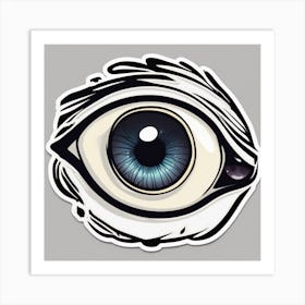 Eye Sticker 1 Art Print