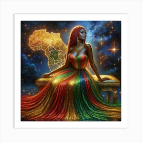 African Woman 10 Art Print