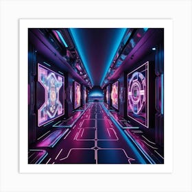 Futuristic Art 1 Art Print