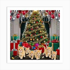 Leonardo Phoenix 09 A Lavishly Decorated Christmas Tree Adorne 3 Art Print