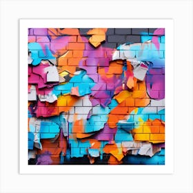 Graffiti Wall Art Print