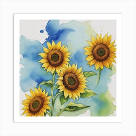 Sunflowers Art Print