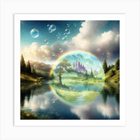 somewhere under the rainbow Art Print