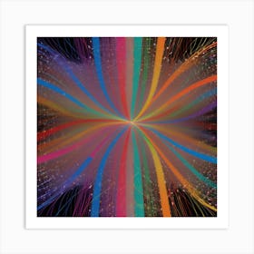 Abstract Fractal 19 Art Print