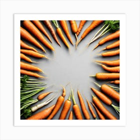 Carrots In A Circle 19 Art Print