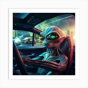 Alien Car 11 1 Art Print