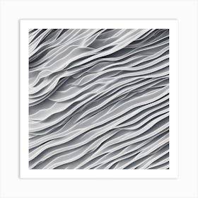 Abstract Wave Pattern 7 Art Print