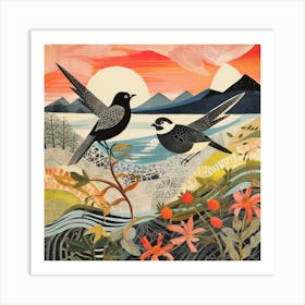 Bird In Nature Swallow 3 Art Print