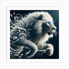 Lion Art Art Print