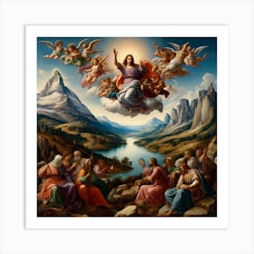 Ascension Of Jesus 1 Art Print