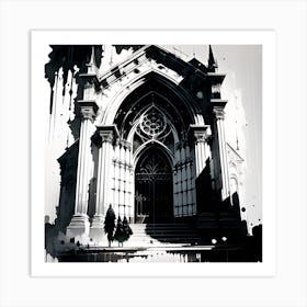 Gothic Cathedral 1 Art Print