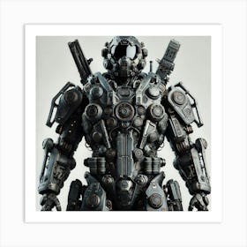 Titan Vanguard Exoskeleton Suits Art Print