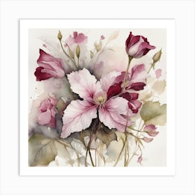 Clematis 1 Art Print